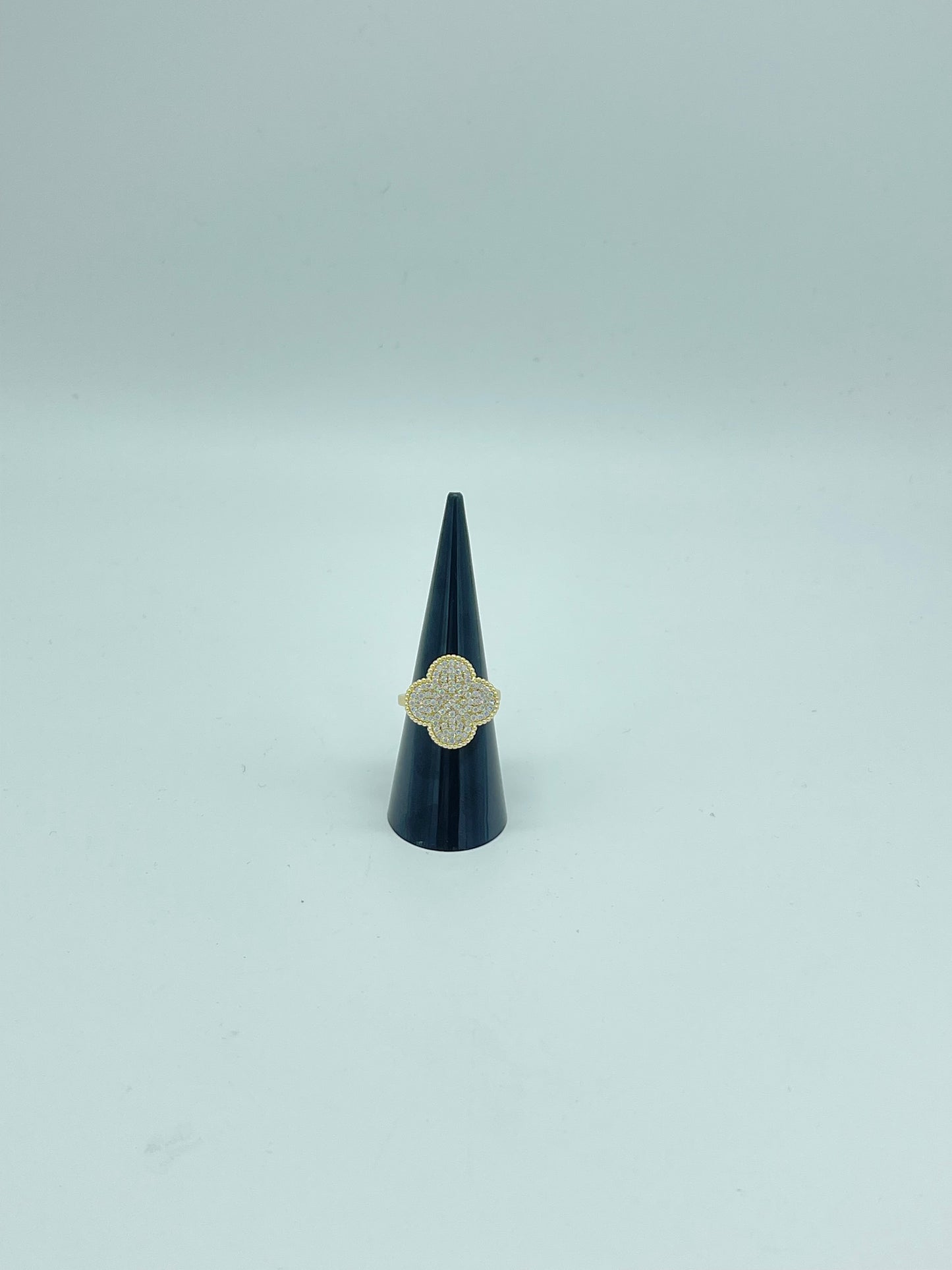 Big Gold Rhinestone Ring