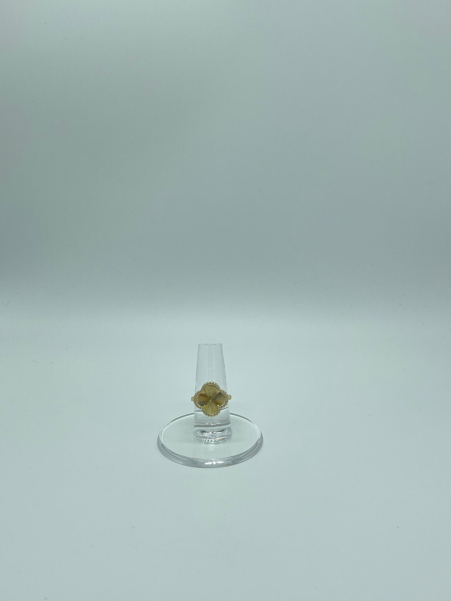 Gold Rhinestone Rim Ring