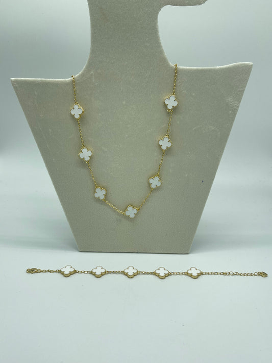 White clover 2 piece set